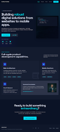 Anteprima layout portfolio